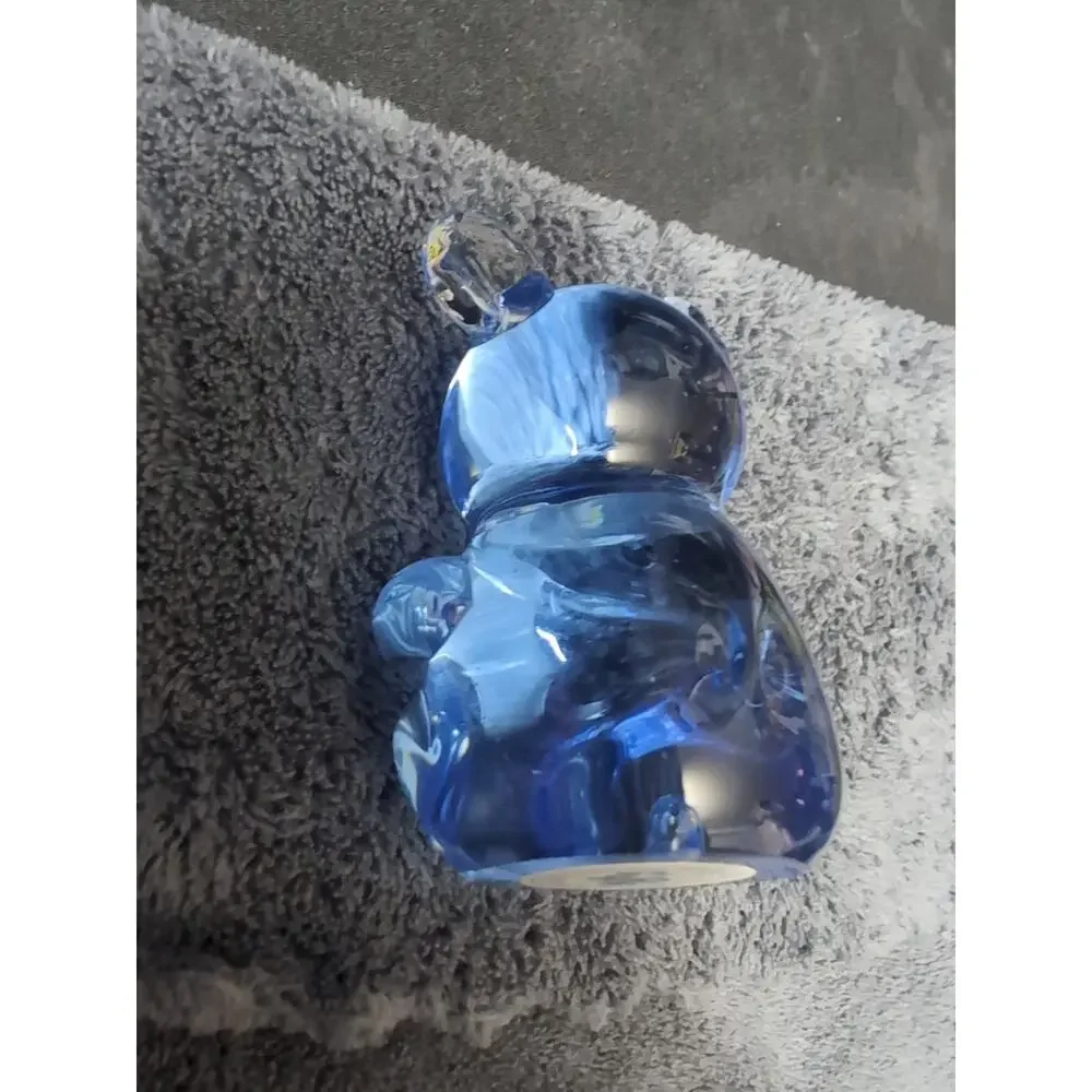 Lot: US Commemorative Fine Art Gallery COBALT BLUE Glass Koala 🐨 BEAR 3”
